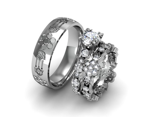 custom design wedding rings