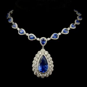 Showstopping Sapphire Necklace - Perfect for the Red Carpet!